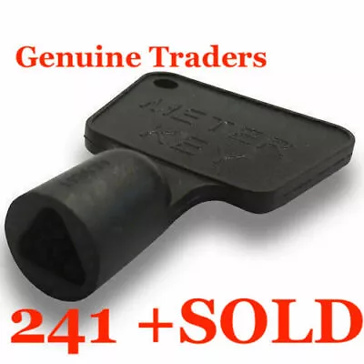 £1.15 • Buy 1x GAS / ELECTRIC METER BOX UTILITY KEY CUPBOARD TRIANGLE BLACK PLASTIC LOOSE 