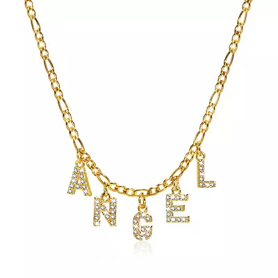 £5.51 • Buy DIY Personalized Name Custom Women Choker Necklace Initial Letter Pendant Gift