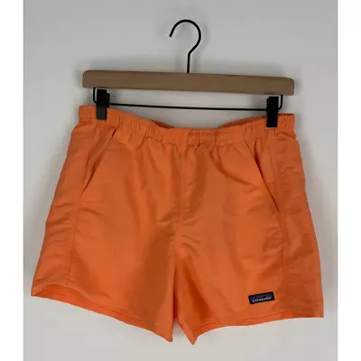 Patagonia Womens Baggies Shorts 5  Size Small Tigerlily Orange New Nylon  • $61.67