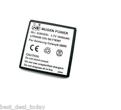Mugen Power 1600mah Extended Battery For Samsung Vibrant T959 • $19.95