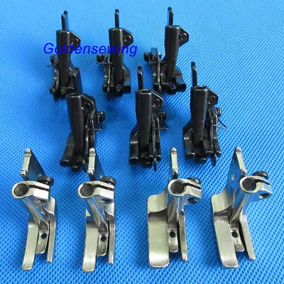 10 SETS PIPING & WALKING FOOT With R & L EDGE GUIDE For JUKI DNU-1541241 LU-563 • $35.70