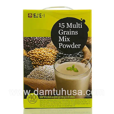 Damtuh 15 Multi Grains Mix Powder 20g X 40 Sticks Caffeine Free Korean Tea • $21.99