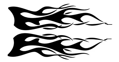 2 Tribal Flame Vinyl Decals Truck Motorcycle Tank Car Decals A000 • $11.70