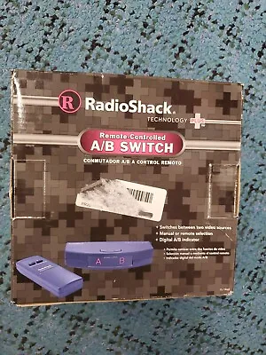 Radio Shack Remote Control A/B Switch For 75 Ohm Coax 15-1968 New In Box  • $99.99