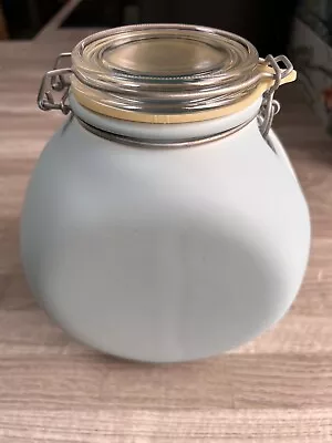 £12.50 • Buy Nigella Lawson Living Kitchen 3 Litre Storage Jar Duck Egg Blue Ceramic GC