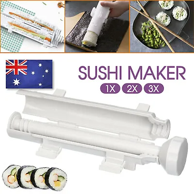 $10.39 • Buy Sushi DIY Tube Kit Machine Apparatus Rolling Rice Roller Mold Maker Tool Kitchen