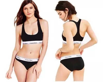 Calvin Klein Women Bralette CK Bra&Brief/Thong/Legging Sets • £15.99