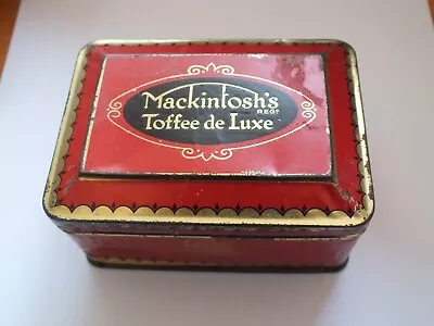 £8.99 • Buy Vintage Small Mackintosh's Toffee De Luxe Tin