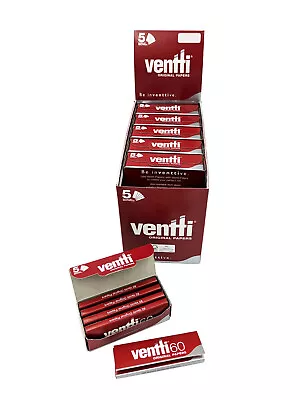 Box Of 90 Packs Ventti Original Papers Slow Burn (60 Leaves Per Booklet) • $38.29