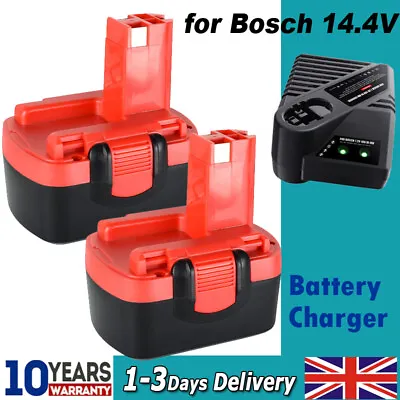 £12.89 • Buy For Bosch 14.4V Battery /Charger BAT038 BAT040 BAT140 2607335533 PSR1440 GDS GSR