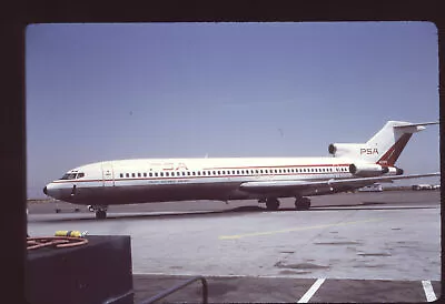 Dupe 35mm Airline Slide PSA Pacific Southwest Airlines 727-200 N528PS [3121] • $4.99