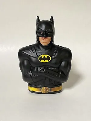 Vintage 1989 Batman Movie 7  Plastic Coin Bank DC Comics Michael Keaton Cereal • $7.99