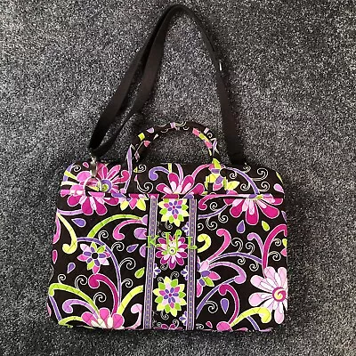 Vera Bradley Floral Hard Shell Laptop Bag Travel Carry Case School Work Business • $28.50