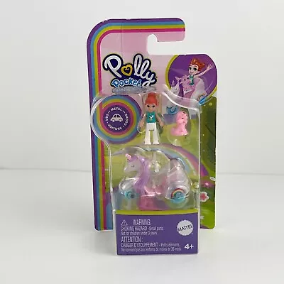 Polly Pocket UNICORN Mini Scooter Doll Pet Rainbow Unicorn NEW • $6.99