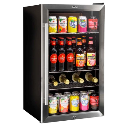 £209.98 • Buy Baridi 85L Under Counter Drinks & Wine Fridge, Stainless Steel