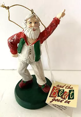 Midwest Cannon Falls SANTA DISCO KING Ornament NEW Beat Goes On CHRISTMAS NWT • $22.98