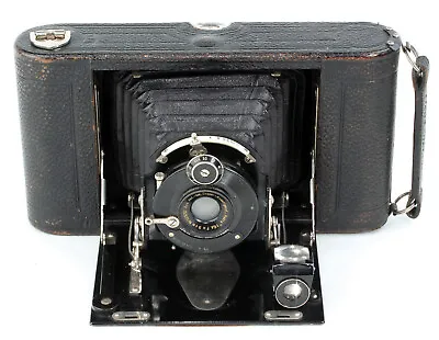 ICA CUPIDO Roll Film Camera 8x10.5 Cm / Year 1914 With Double Anastigmat Hekla 6.8/9 Cm • £1057.25