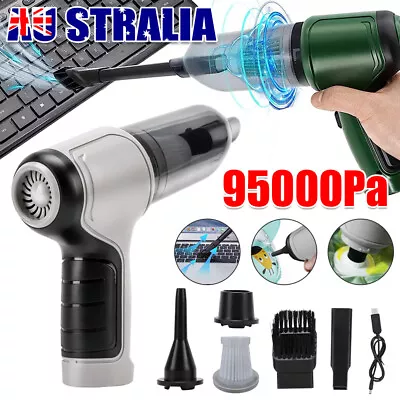 95000PA Handheld Mini Cordless Vacuum Cleaner Dust Blower Air Duster Portable AU • $21.85