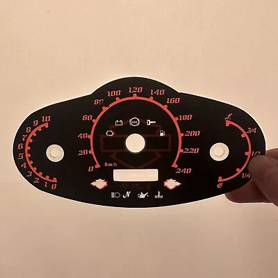 FOR V Rod VRSCA VRSCB Speedometer Faceplate Km/h Speedometer Face Sticker • $33.43