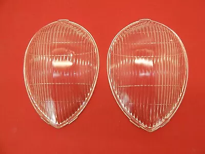 1939 FORD HEADLIGHT LENS / Pair    LX-110  7  X 9-3/4 • $24