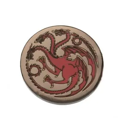 Game Of Thrones Badge House Targaryen Metal Pin Badge Enamel Finish Brand New • £6.49