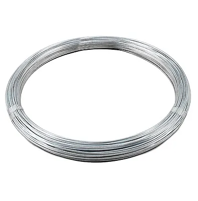 30 Metre Coil Of 1.6mm Galvanised Tying Wire For Plants Vines Wire Mesh Etc. • £10.25