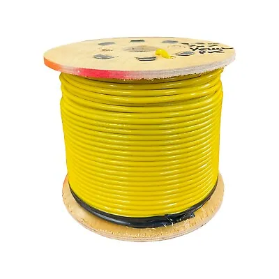 GALVANISED 7 X 7 WIRE ROPE YELLOW PVC COATED 1.5mm 2mm 3mm 5mm 1 Mt - 100 Metres • £1.89