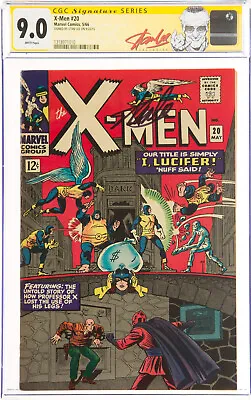 X-men #20 Cgc 9.0 White Pages Ss Stan Lee Signed Ccg #1318971010 • $1080