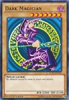 *** Dark Magician *** 1st Edition Original Art Mint Condition Ldk2-eny10 Yugioh! • $7.95