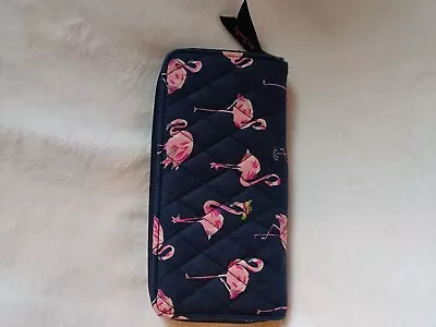 Vera Bradley Flirty Flamingo Pencil Case • $30