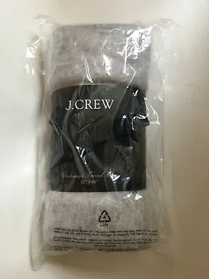 NEW JCrew Oversized Cashmere Wrap Scarf Travel Scarf/Wrap 100% Cashmere Gray • $149.99