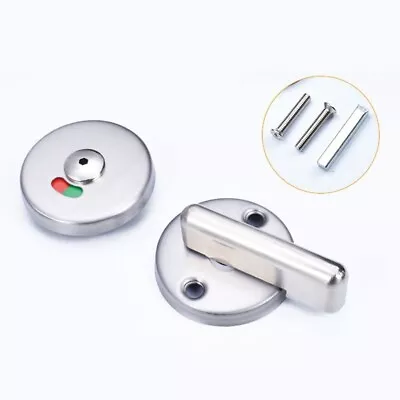 Indicator Bolt Vacant Engaged Bathroom Privacy WC Toilet Door Lock Replacement • $14.09