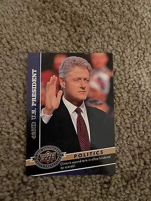 Bill Clinton 2006 Upper Deck Politics Card President Democrat 1098 • $1
