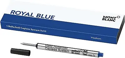 $16.99 • Buy Montblanc Rollerball Capless System Refill (M) Royal Blue 113778