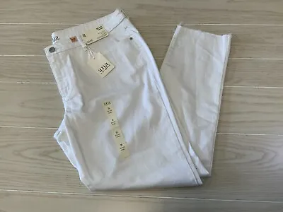 A.n.a Mid-Rise Skinny Jeans Women's Size 18 White NEW MSRP $49 • $14