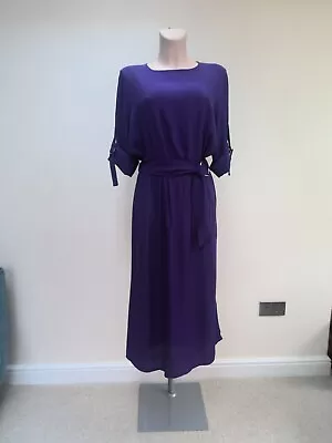 Damsel In A Dress Purple Midi Dress Size 10 • £10