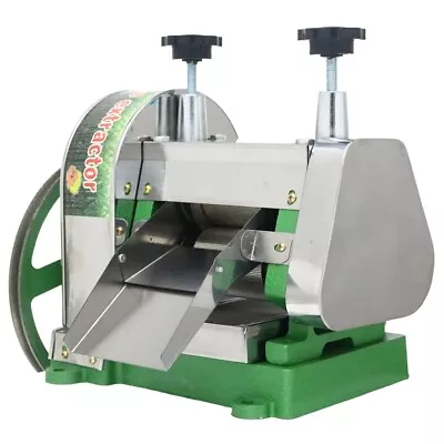 Manual Sugar Cane Juice Machine 3 Rolls Stainless Steel Sugarcane Press Juicer • $234.60