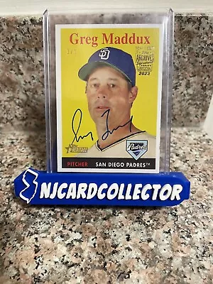 Topps Signature Series Archives Auto Autograph 2007 Greg Maddux (1/1) • $149.99