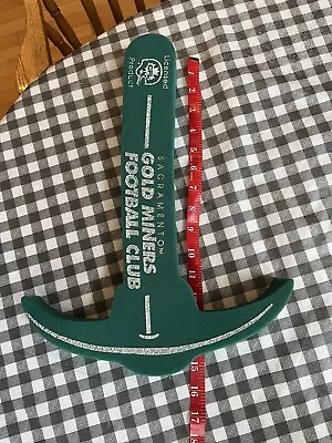 Vintage Sacramento Gold Miners Football Club Foam Fan Souvenir Pick/Axe 15 1/2” • $10