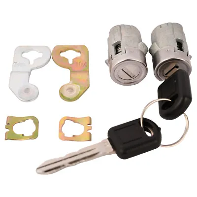 Door Lock Cylinder Set With Keys & Clips For 2001-2006 CHEVY SILVERADO TAHOE • $10.96