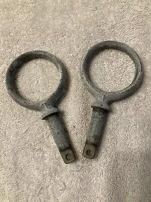 Set Of 2 Vintage Matching Galvanized Oar Locks • $29.99