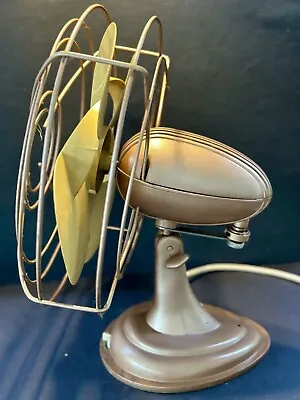 Vintage Mid Century Art Deco Atomic Era 1950s Electric Fan. • $165