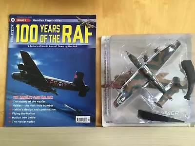1:144 Scale Approx Diecast Handley Page Halifax Bomber And RAF Magazine • £7.99