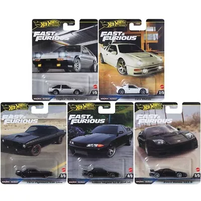 Hot Wheels Fast & Furious Set Of 5 HNW46-956E • $56.95