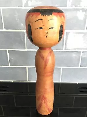 £17.99 • Buy Vintage Japanese Wooden Kokeshi Doll 12” - Signed On Base, 30.5cm Tall (Lot6)