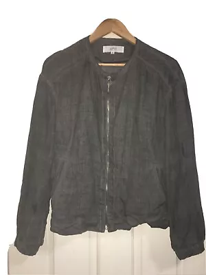 Athe Vanessa Bruno Grey Linen Jacket Size 36 • $45.67