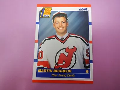 1990-91 Score Martin Brodeur Rookie RC #439 • $2.49