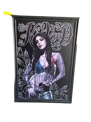 QTY 2 Kat Von D Sexy Shot 24x36” Framed Posters • £48.25