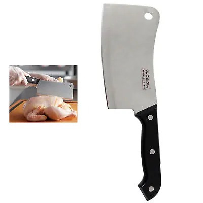 6-inch Meat Cleaver Knife Stainless Steel Professional Butcher Chopper Handle • $12.99