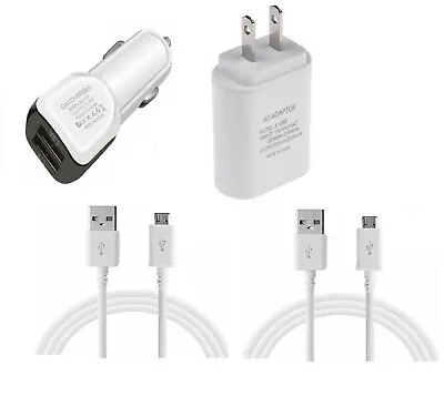 Motorola Moto E5/E5+/E5 PLAY/E5 Suprae Wall Car Adapter Micro USB Charger Kit • $6.99